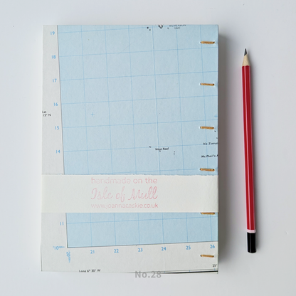 A5 Map Covered Notebook