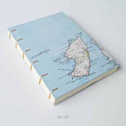 A5 Map Covered Notebook