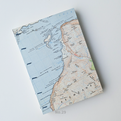 A5 Map Covered Notebook