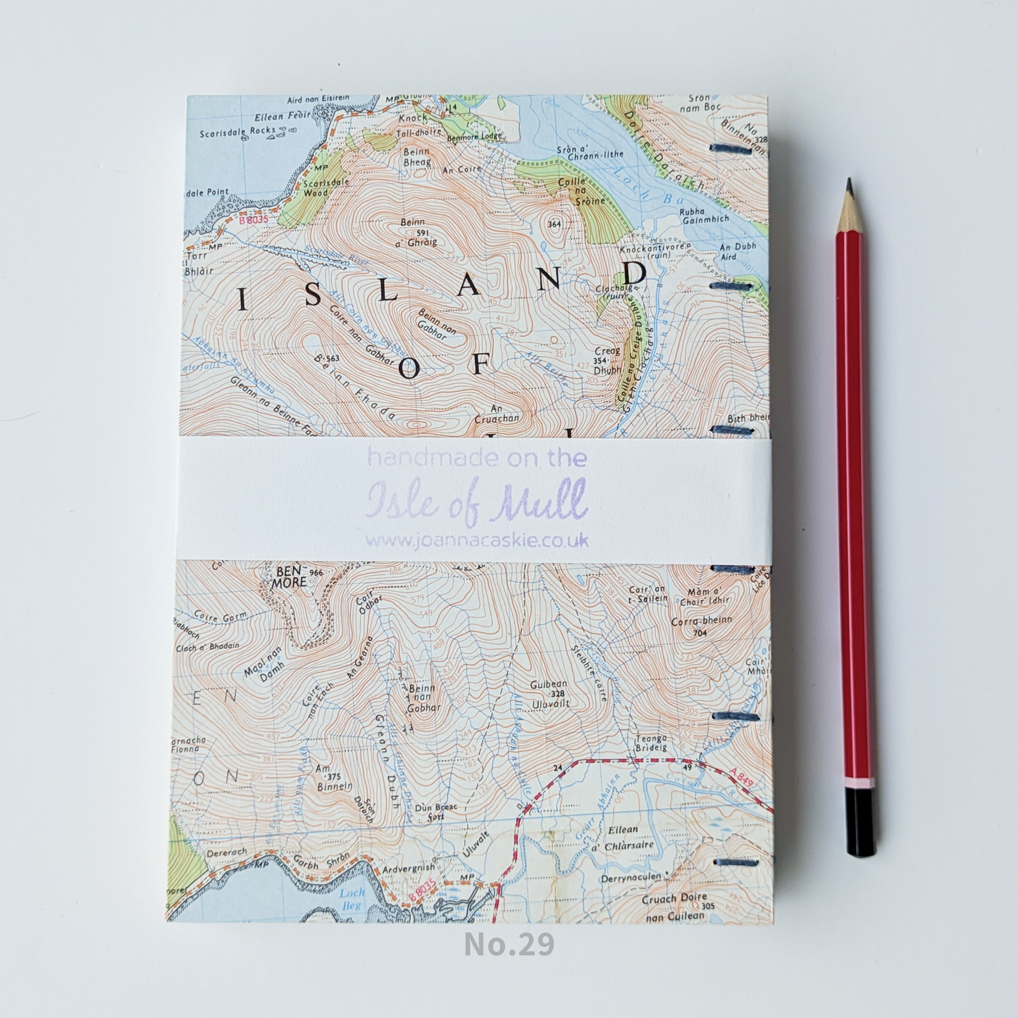 A5 Map Covered Notebook