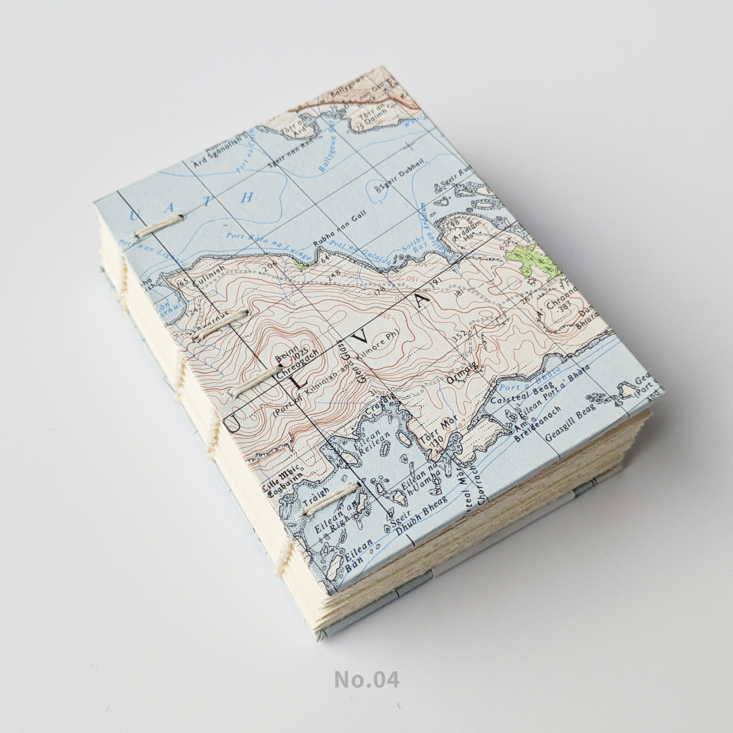 A7 Map Covered Notebook