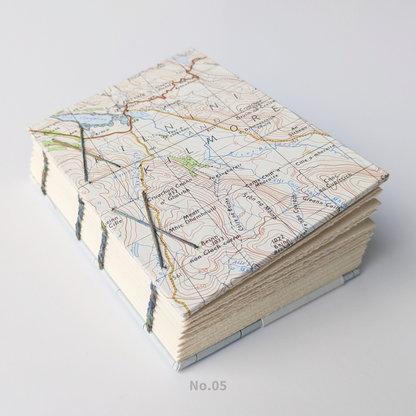 A7 Map Covered Notebook