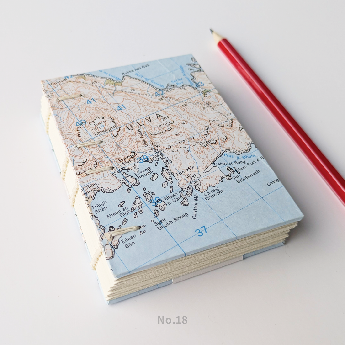 A7 Map Covered Notebook