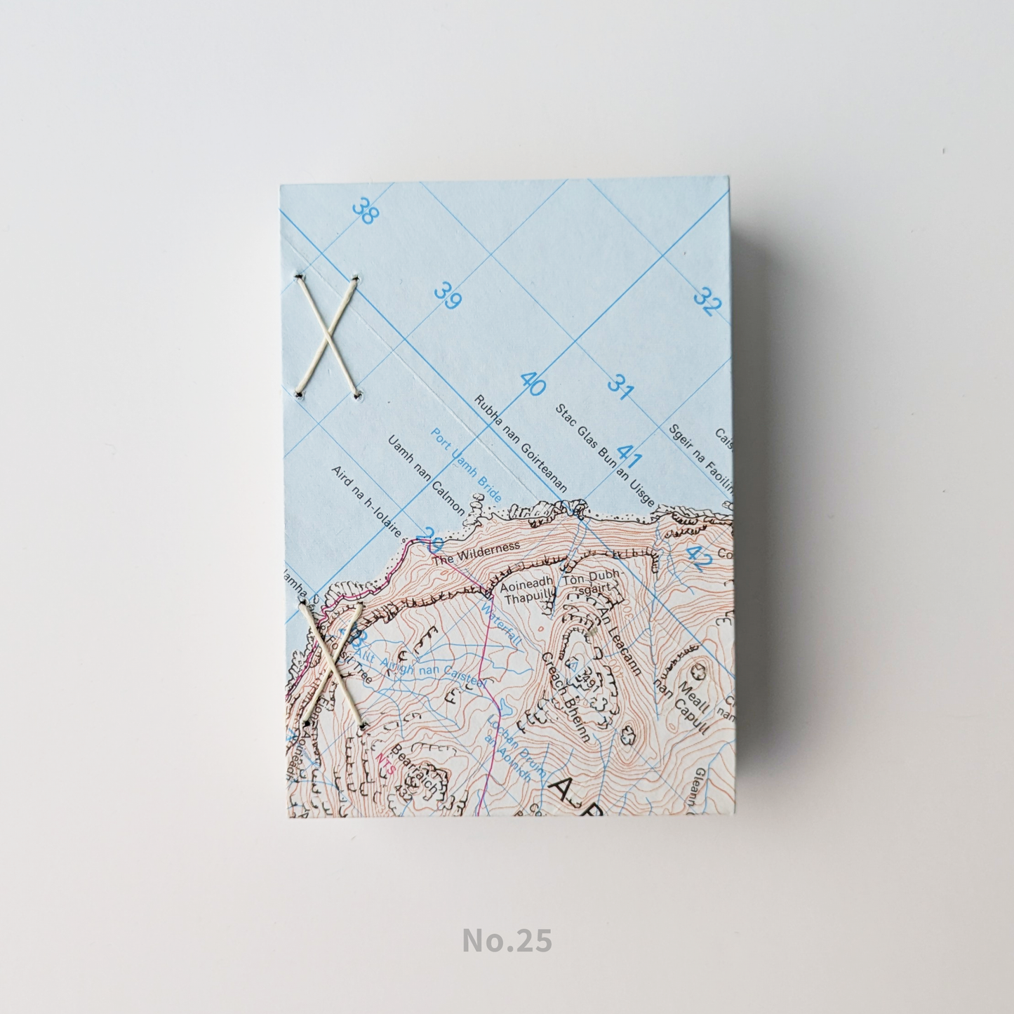 A7 Map Covered Notebook