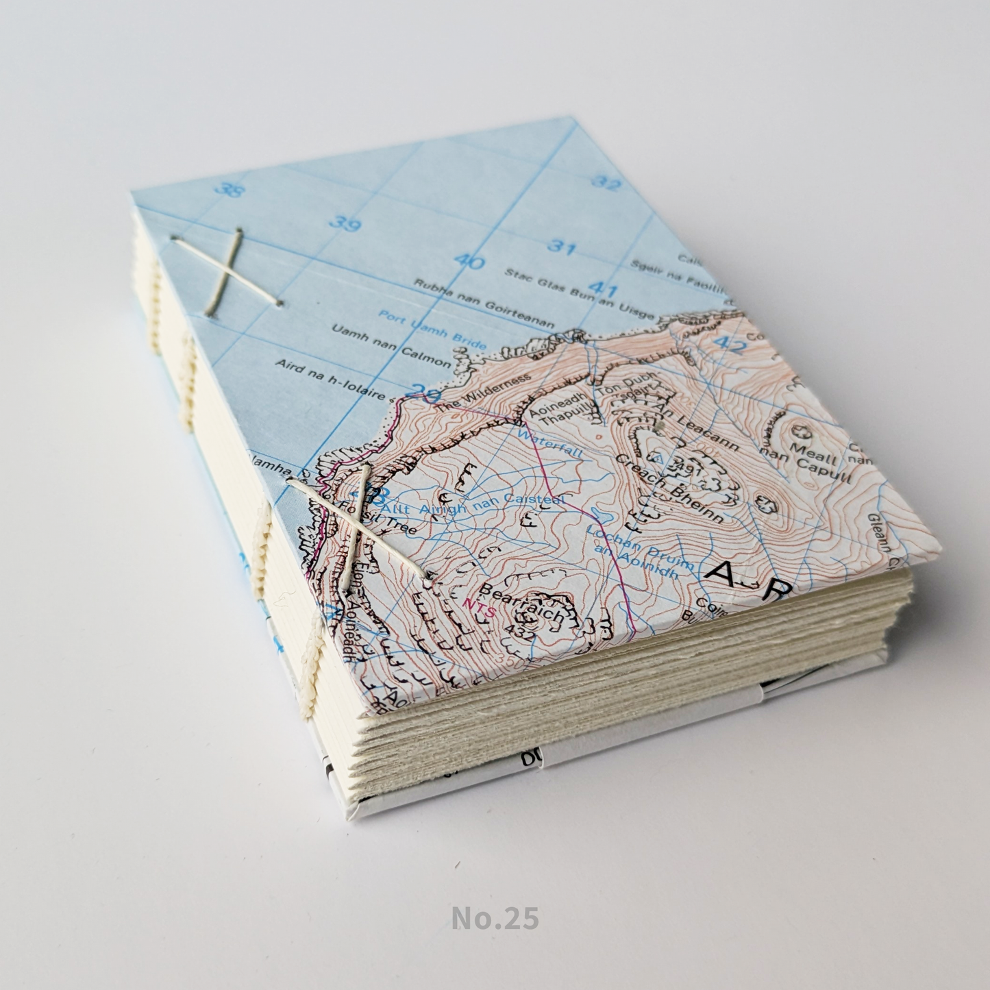 A7 Map Covered Notebook