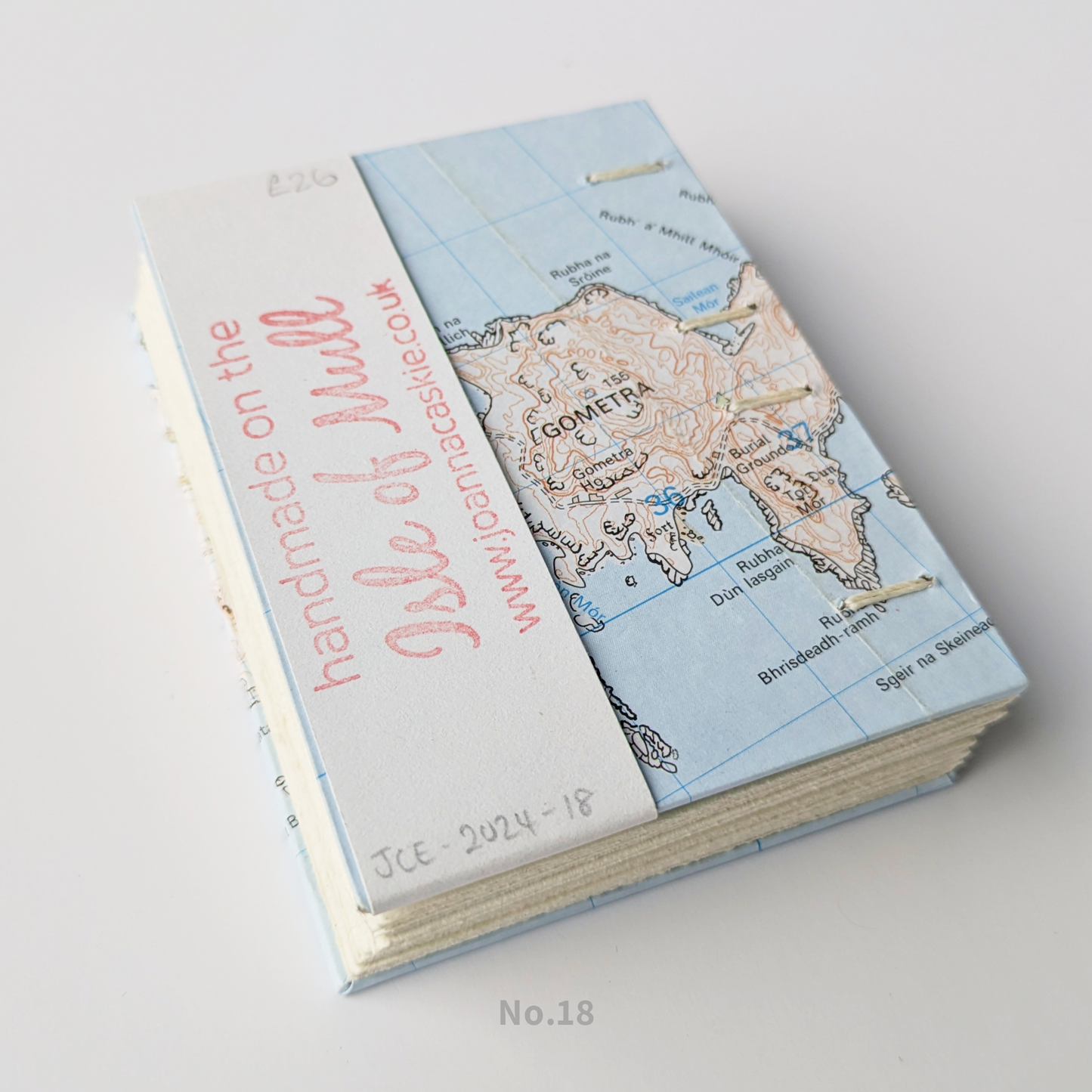 A7 Map Covered Notebook