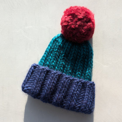 Chunky Knit Bobble Hat