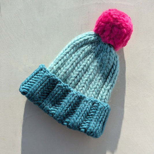 Chunky Knit Bobble Hat