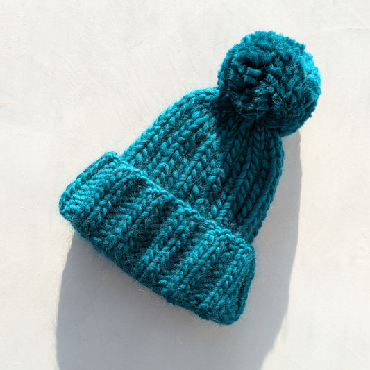 Chunky Knit Bobble Hat