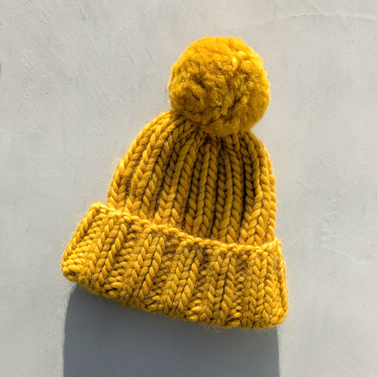 Chunky Knit Bobble Hat