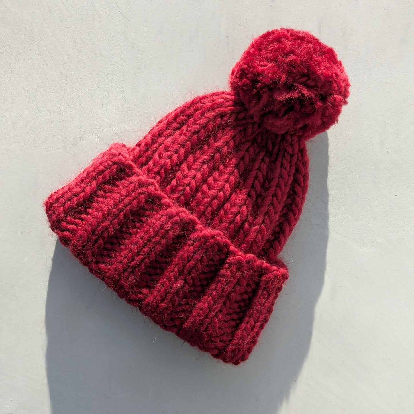 Chunky Knit Bobble Hat