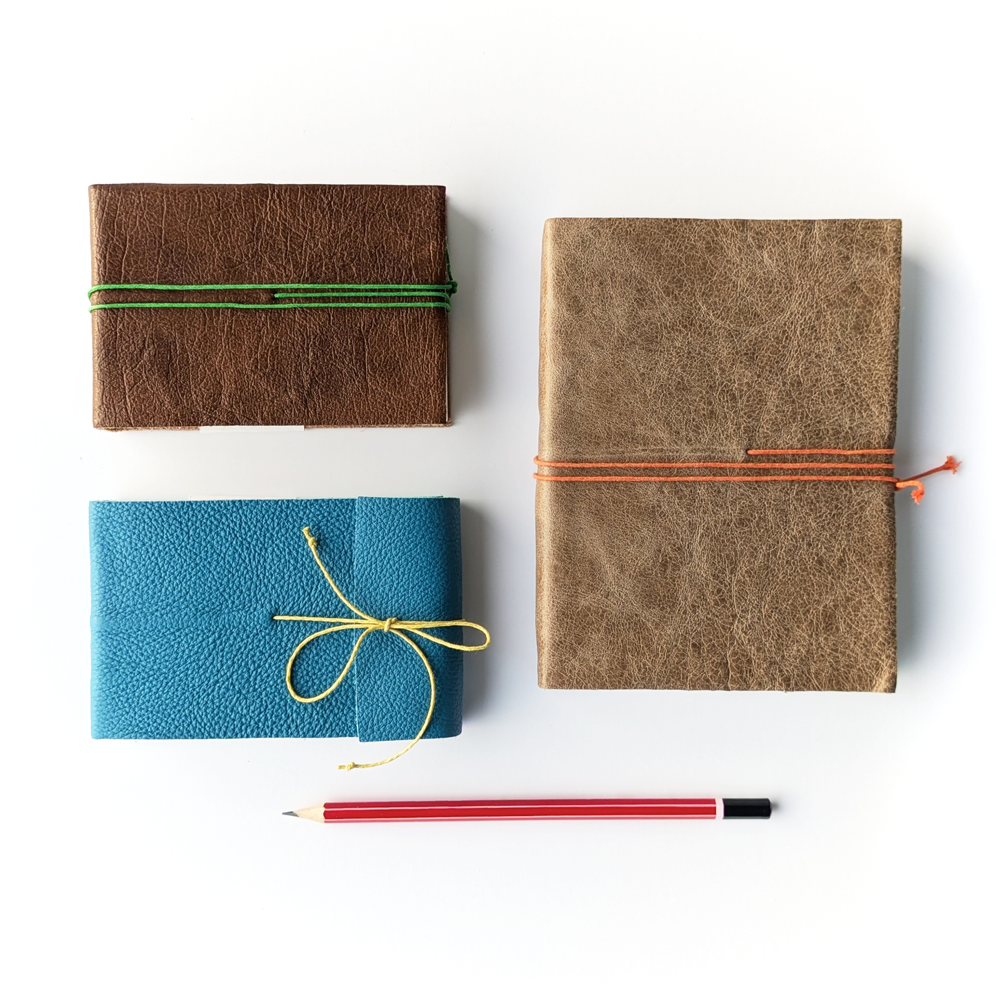 Reclaimed Leather Sketchbook - Brown