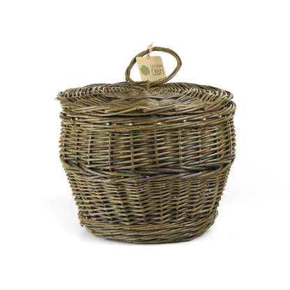 Small Storage Basket with Lid