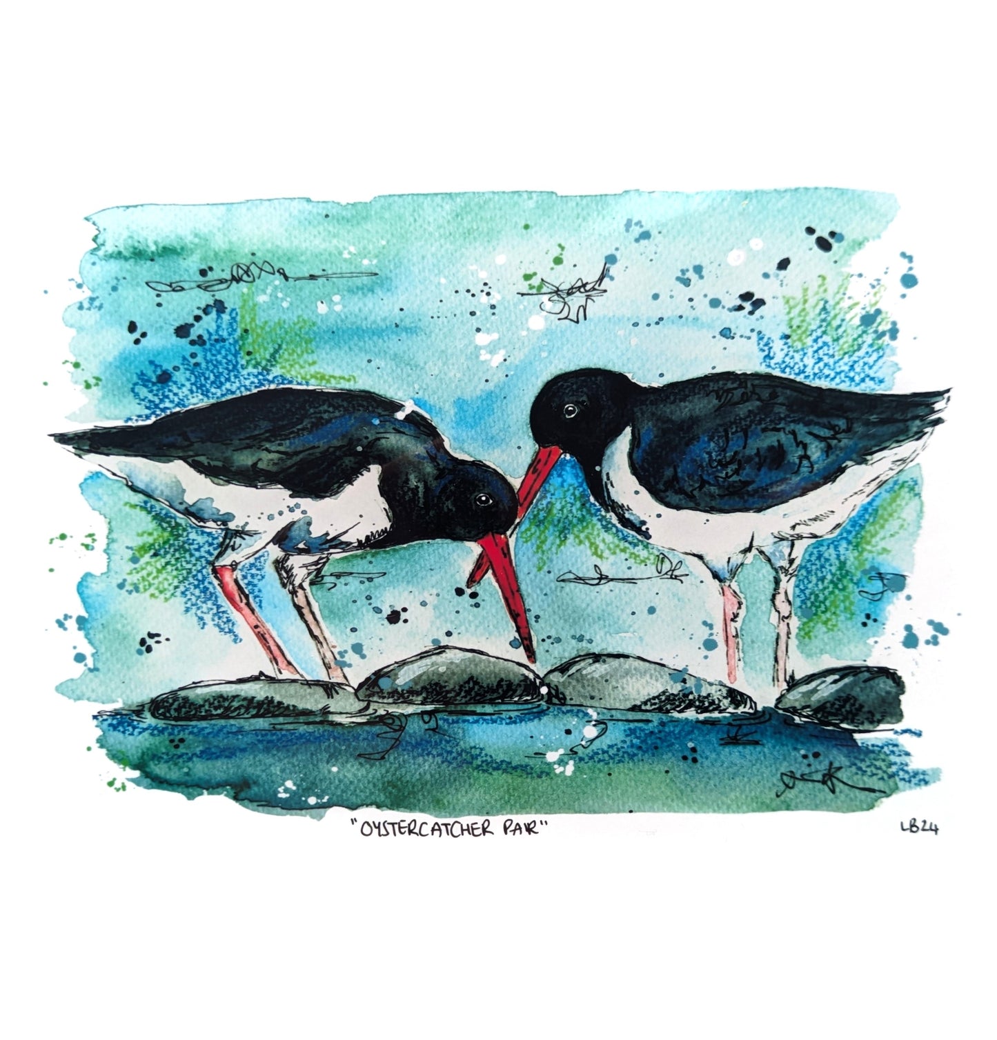 Oystercatcher Pair - Print