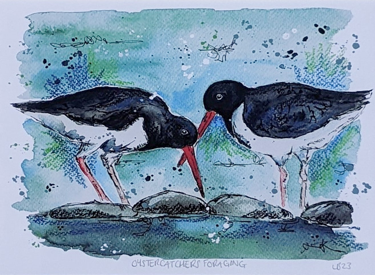 Oystercatcher Pair - Print