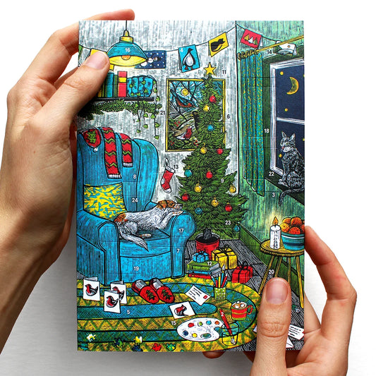 Advent Calendar Greetings Card 2026