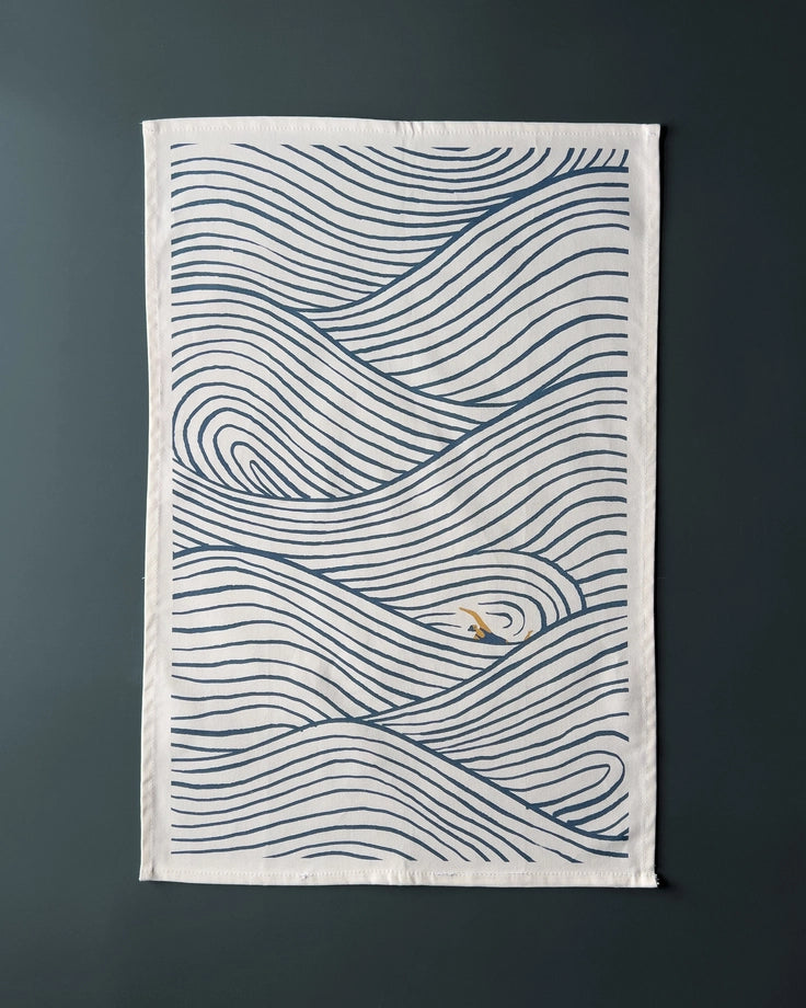 Swimming Tea Towel