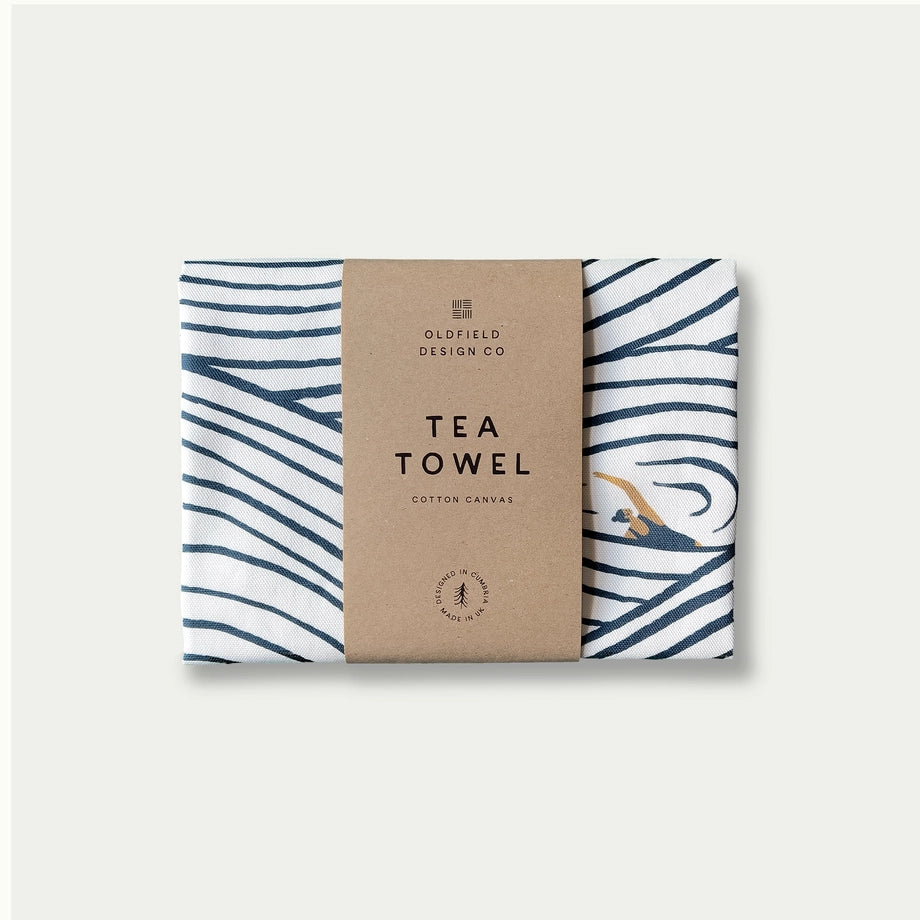Swimming Tea Towel