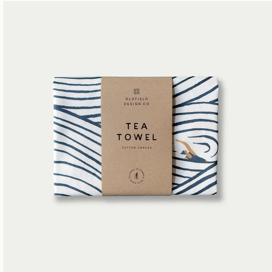 Swimming Tea Towel