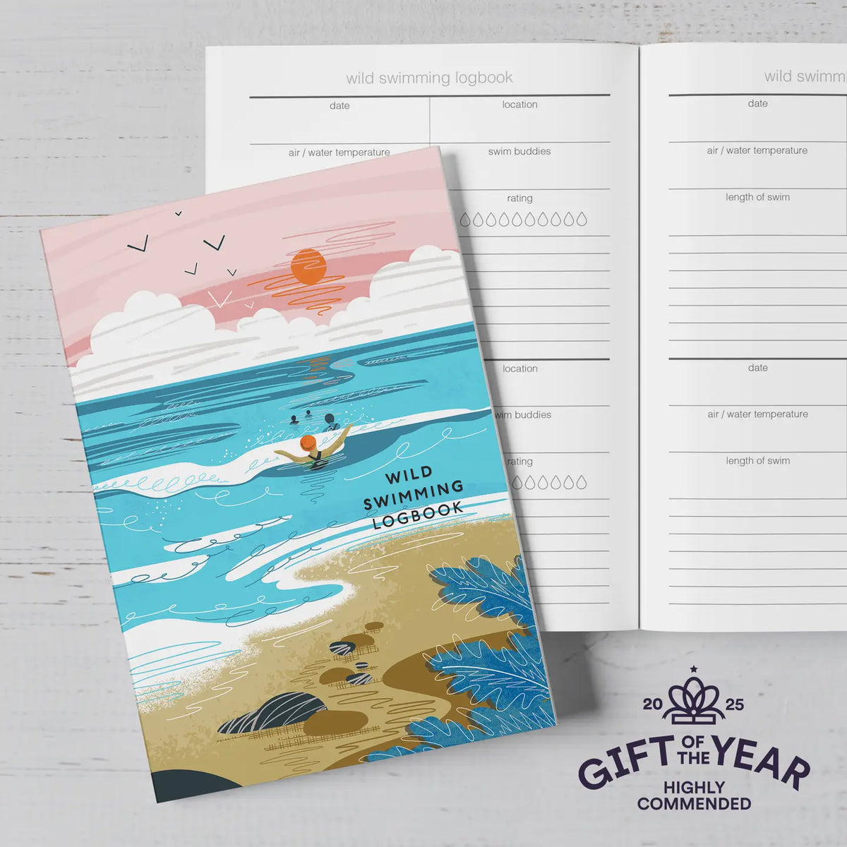 Wild Swimming Log Book