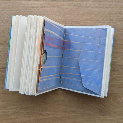 Handpainted Notebook - Passport Size