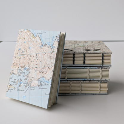 A7 Map Covered Notebook