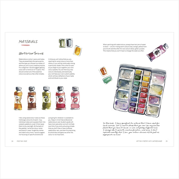 Painting Calm Watercolour Book Calgary Art Gallery