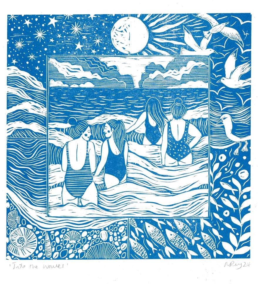 Into the Waves - Risoprint