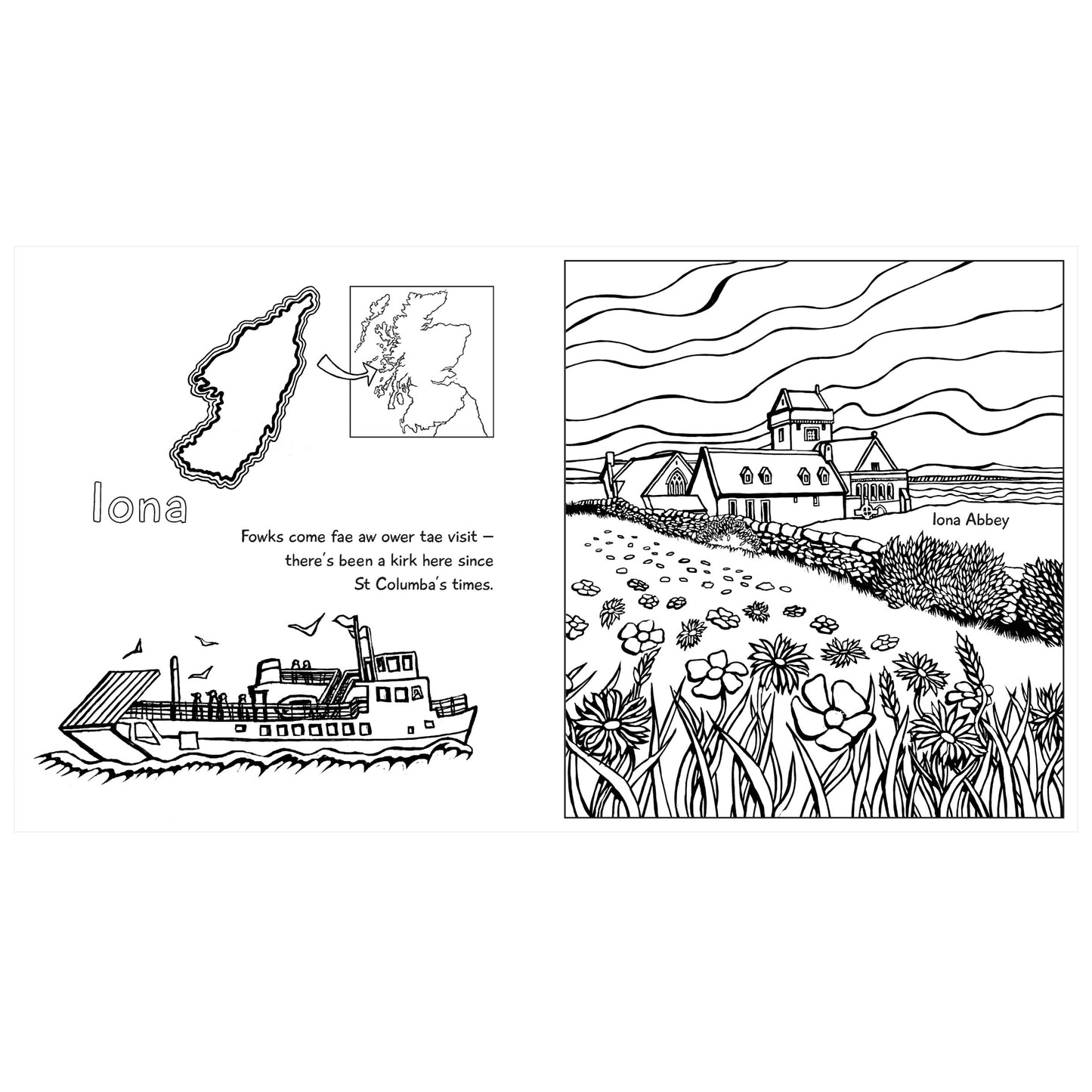 Scottish Islands: A Colouring Book