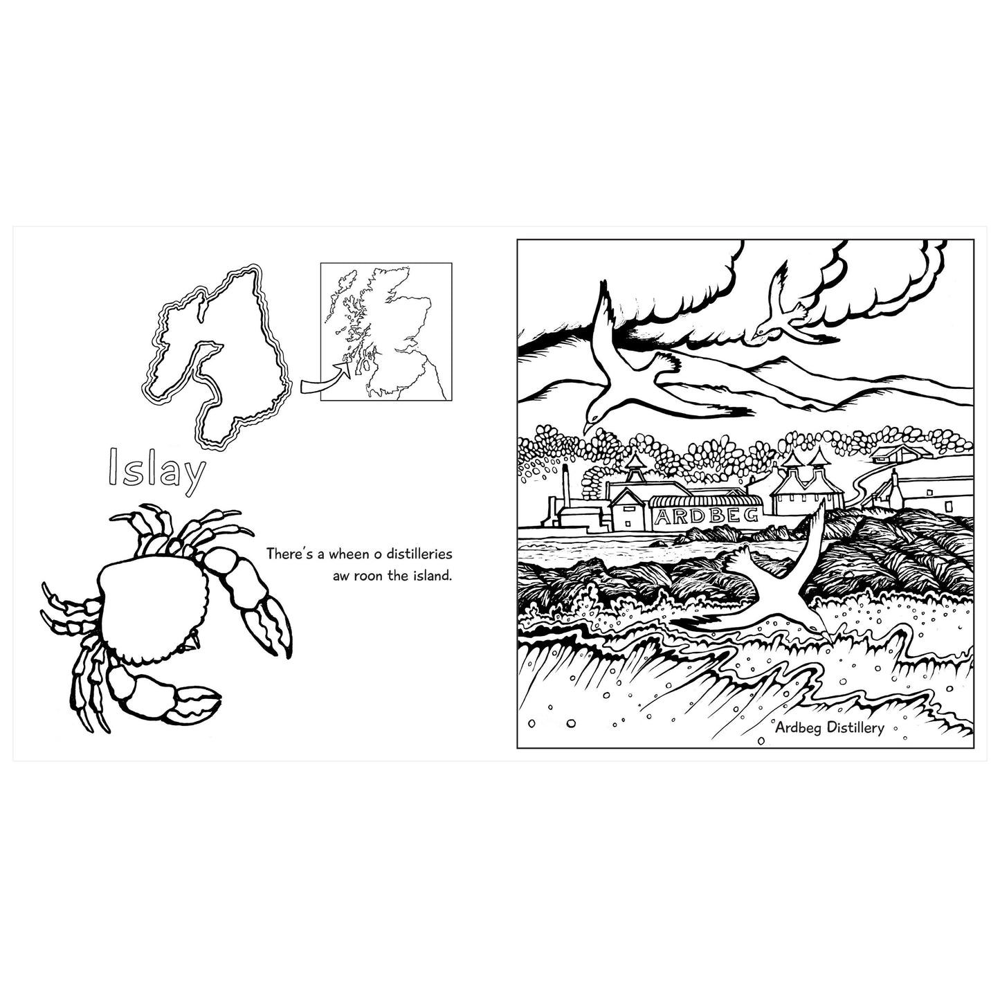 Scottish Islands: A Colouring Book