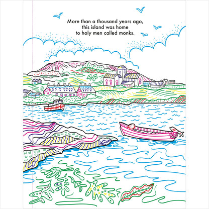 Magic Painting Book: Scottish Coast and Seashore