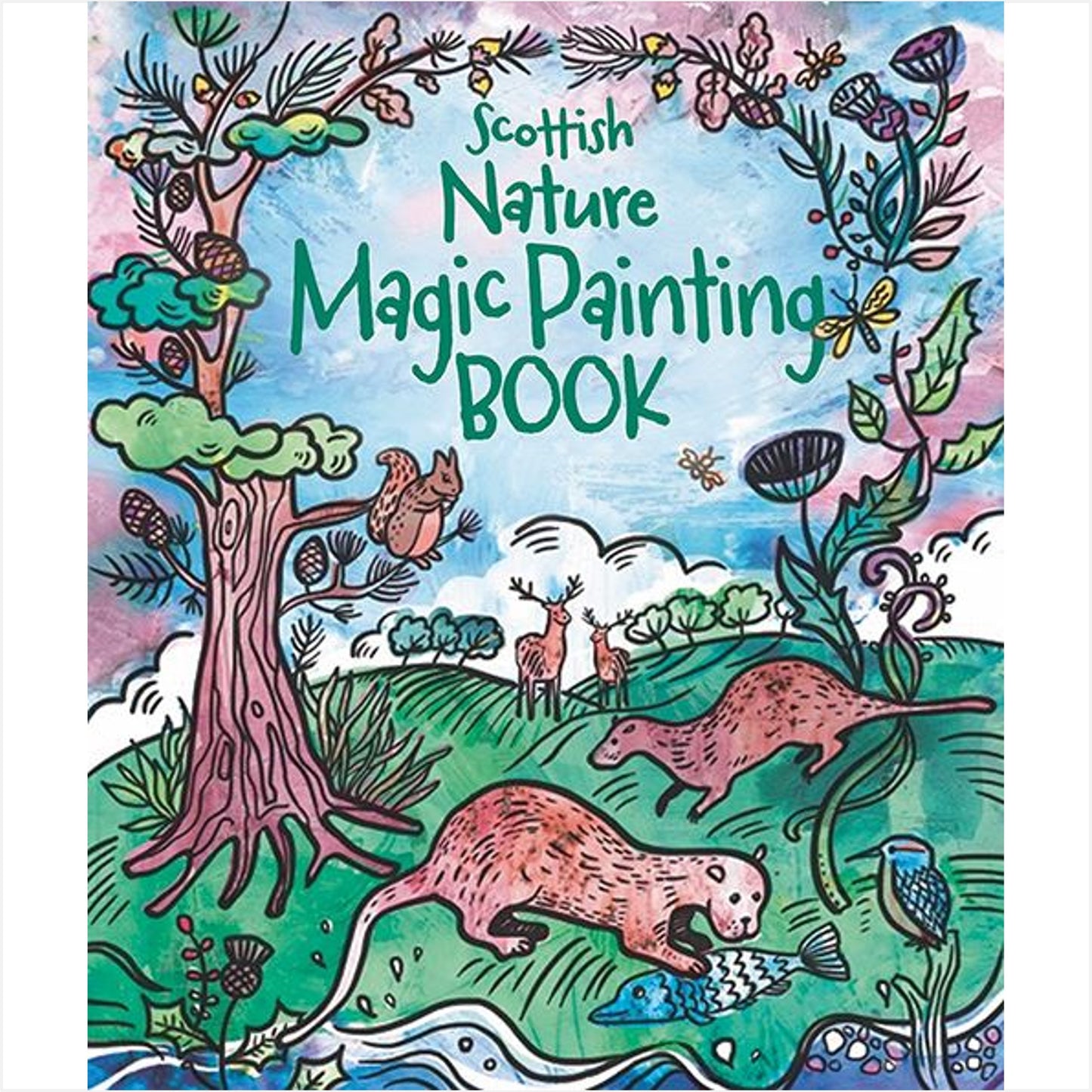 Magic Painting Book: Scottish Nature