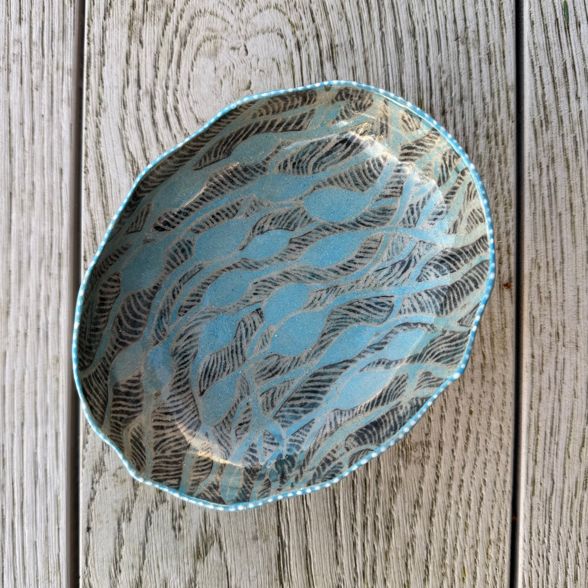 Seaweed Engobe Bowl