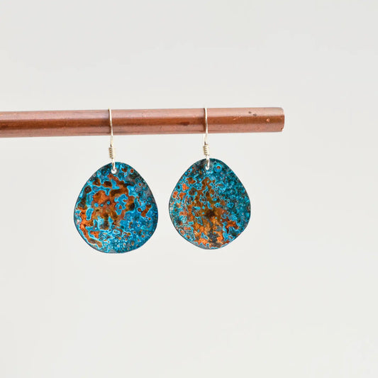 Oval Drop Earrings