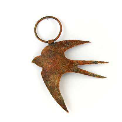 Tin Swallow with Verdigris